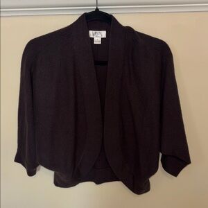 LOFT Dark Brown Shrug